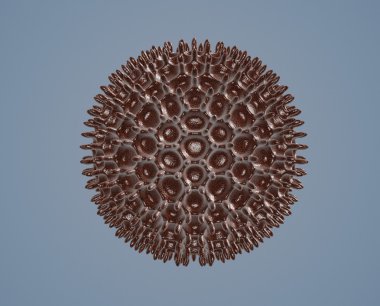 mikroskop altında polen