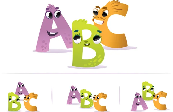 Alfabeto para los niños: ABC — Vector de stock