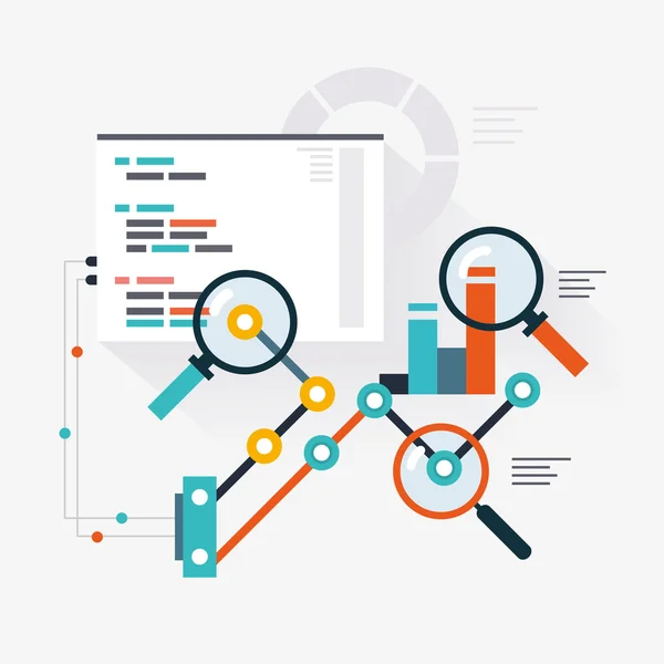 Motor analítico — Vector de stock