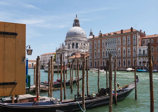 Venice Famous Gondolas Midday Italy — Stock Photo, Image