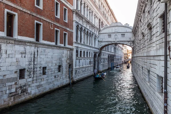 View Famous Bridge Sighs Venice Italy — Stock Photo, Image