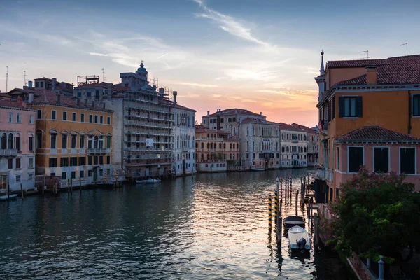 Beautiful Eveninig View Famous Grand Canal Venice Italy — Stock Photo, Image