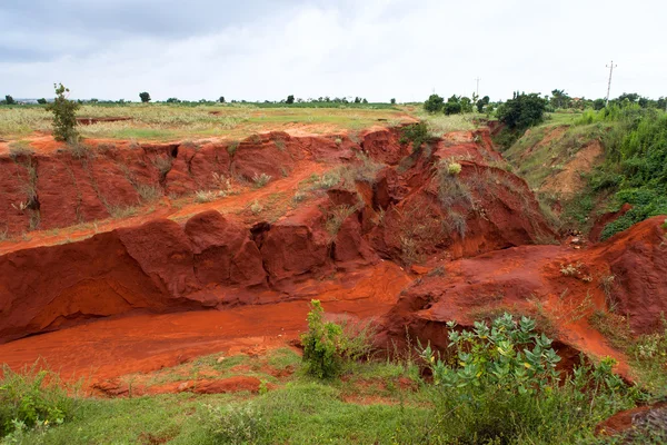 O desfiladeiro vermelho em Binh Thuan, Vietnã . — Fotografia de Stock