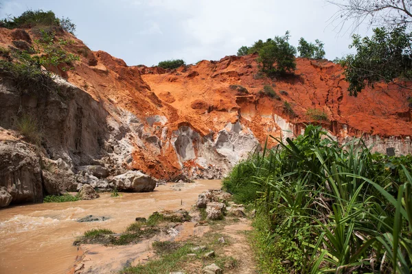 Canyon di flusso di fata. vietnam di MUI ne. — Foto Stock