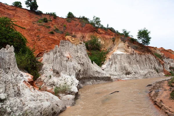 Bajki strumień Kanion. MUI ne. Wietnam — Zdjęcie stockowe