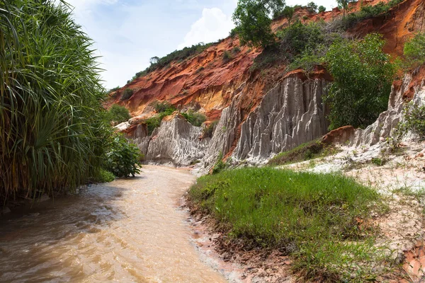 Canyon di flusso di fata. vietnam di MUI ne. — Foto Stock