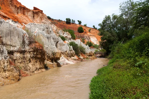 Canyon di flusso di fata. vietnam di MUI ne. — Foto Stock