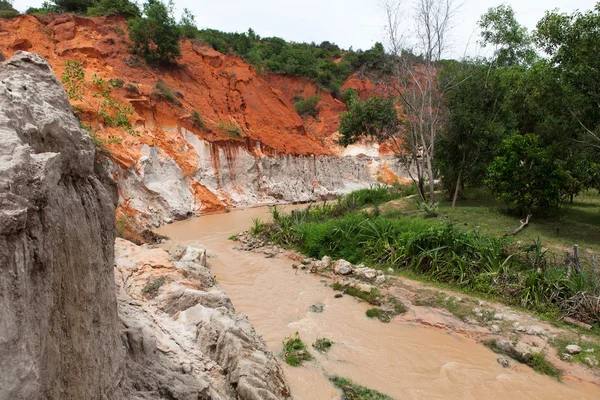 Canyon di flusso di fata. vietnam di MUI ne. — Foto Stock