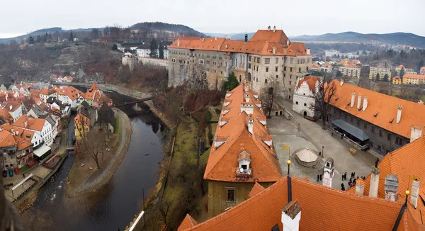 Gamla staden Cesky Krumlov, Tjeckien — Stockfoto