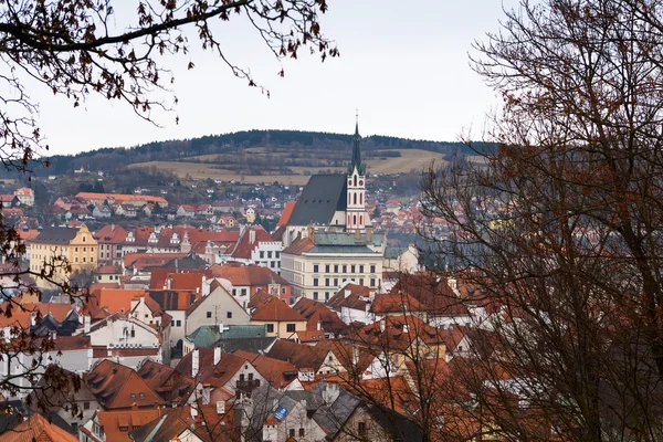 Gamla staden Cesky Krumlov, Tjeckien — Stockfoto