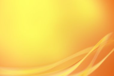 Turuncu bir arka plan üzerinde hareket swirls