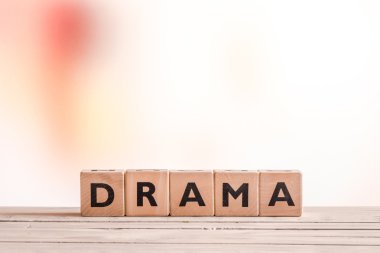 Drama işareti bir tablo