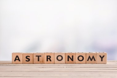 Astronomi işareti bir tablo
