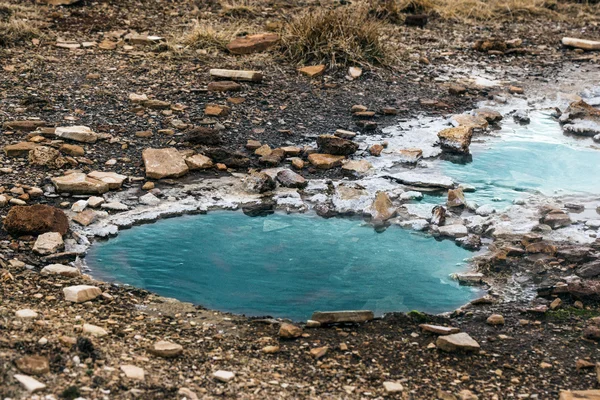 Geothermische water gat in IJsland — Stockfoto