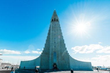 Reykjavik, İzlanda güçlü tanımlıkHallgrimskirkja