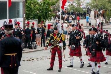 İskoç gayda Orkestrası geçit töreni