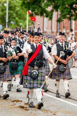 İskoç gayda Orkestrası geçit töreni
