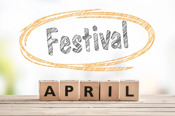 Festival im April Startschuss — Stockfoto