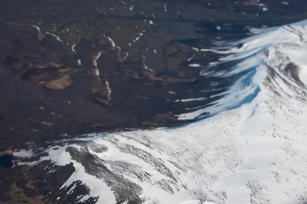 Ледник в леднике видно сверху — стоковое фото
