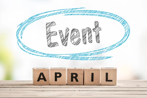 Veranstaltung im April Startschuss — Stockfoto