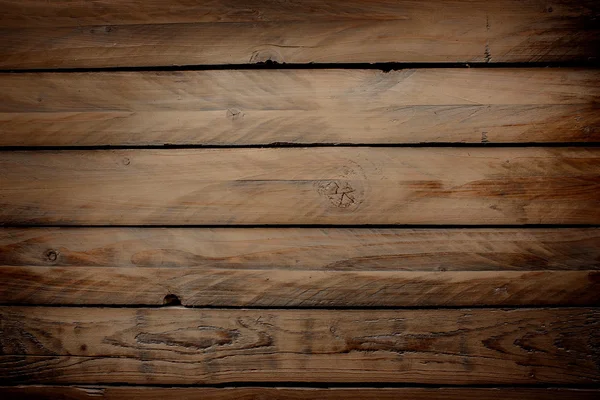 Fondo de madera con tablones horizontales — Foto de Stock