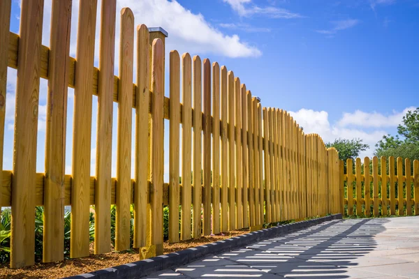 Hek op een terras — Stockfoto