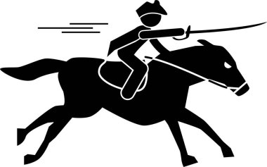 Devrimci savaş konseptinin minimalist vektör çizimi