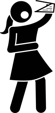 İdrar yolu enfeksiyonu konsepti olan kişinin minimalist vektör çizimi 