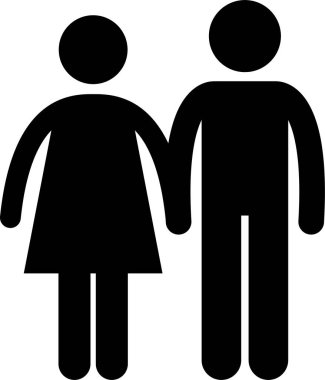 aile konsepti simgesi, vektör illüstrasyonu