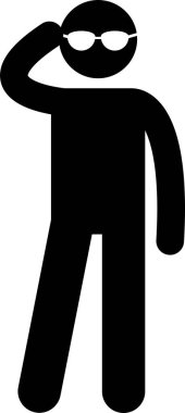İnsan değişiminin minimalist vektör illüstrasyonu 