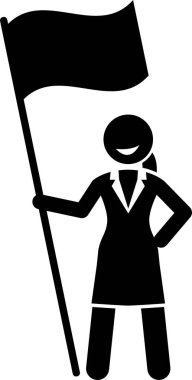 İş kadını farklı karakterler. Sanat eserleri, okuma, inşa etme, analitik düşünme, pazarlama, arama, boksör olma, çiftçilik ve işe koşma konularında çalışan iş kadınlarını resmediyor..