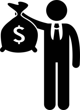 Göç kavramının minimalist vektör çizimi