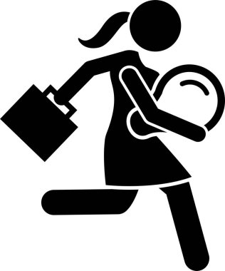 İş kadını farklı karakterler. Sanat eserleri, okuma, inşa etme, analitik düşünme, pazarlama, arama, boksör olma, çiftçilik ve işe koşma konularında çalışan iş kadınlarını resmediyor..