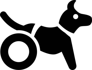 minimalist vektör illüstrasyonu, ampütasyon kavramı