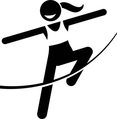 Müzikal, dans ve tiyatro gösterisi için sahne sanatçıları. Pictogram bale, dansçılar, müzik grubu, pandomim ve şarkıcıları betimler..