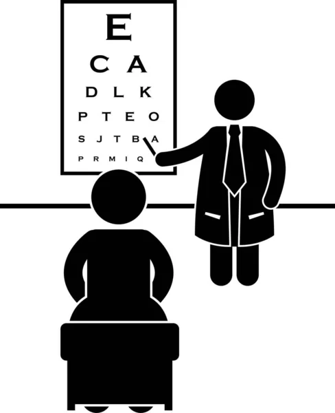 Examen Médical Corps Examen Test Icône Symbole Signe Pictogramme — Image vectorielle