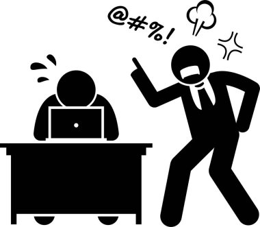 Çok stresli bir ofis işyerinde çalışan bir işçi. Çalışanların dikkati dağınık, çok işi var.