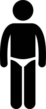 People Man Male Fashion Wear Clothing Icon Symbol Sign Pictogram