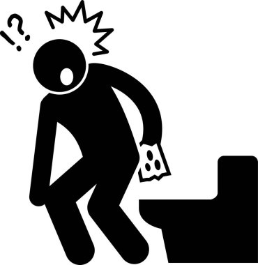 Kolon ve Rektal Renksel Kanser Semptomları Risk Faktörleri Teşhis Çubuğu Resim Simgelerine Yol Açar