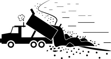 Çöp kavramının minimalist vektör illüstrasyonu 