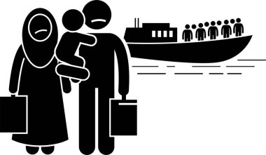 Sosyal konular kavramının minimalist vektör çizimi 