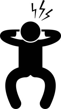 İnsan Eylemi Pozisyonları Yapıştırıcı Resim Simgeleri