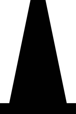 Conus 'un minimalist vektör illüstrasyonu 