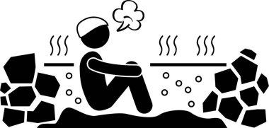 minimalist vektör illüstrasyonu, alternatif tedavi