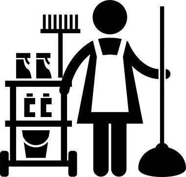 Endüstriyel Temizlik Hizmetleri Riskli Temizlik Temizlik İş Çubuğu Resim Simgesi