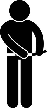 İnsan değişiminin minimalist vektör illüstrasyonu 