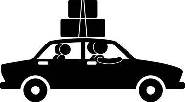 Tatil kavramının minimalist vektör illüstrasyonu 