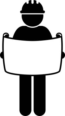 İnşaat yenileme kavramının minimalist vektör illüstrasyonu 