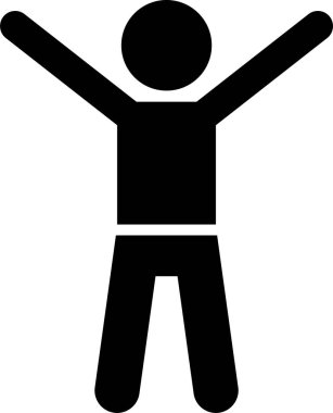 Çocuk Eylemi Poz Verme Hakkı Şekil Resim Simgesi Klimaları