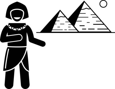 Musa 'nın Hikayesi kavramının minimalist vektör illüstrasyonu  